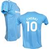Generico Maglia Rayan Cherki 10 Manchester C. T-Shirt da Calcio Home Ufficiale Autorizzata Taglie da Adulto e Bambino