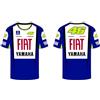 Valentino Rossi T-Shirt Yamaha Heritage,Man,Royal Blue,L