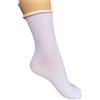 Infinity 6/12 Paia Calzini Donna in Puro Cotone Filo di Scozia Elasticizzato Senza Elastico Taglia 35-40 Calze Donna Made in Italy Altezza Polpaccio (12Paia Bianco Alto)