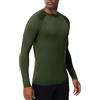 HUGE SPORTS Maglia Termica Uomo Manica Lunga Fodera in Pile Intimo da Sci | Maglia Intima Termica da Sci Caldo Canottiera Maglia Tecnica Base Layer per Sport, Fitness, Calcio, Ciclismo, Jogging
