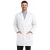B-well LEONARDO Camice da laboratorio da uomo - Camice medico con elastico, passante per badge e tasche - Camice da lavoro medico traspirante per clinica, laboratorio e pratica