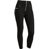 WR.UP Freddy - Push Up 7/8 Clessidra Superskinny Vita Alta in Navetta, Donna, Nero, Extra Small