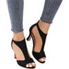 Lggwunsi scarpe donna eleganti comode, Sandali Donna Estive con Tacco Alluce Valgo Scarpe con Tacchi Alti Comode Eleganti Scarpe Aperte Cerimonia Sandalo Matrimonio Pianta Larga Scarpa da Ballo, 40
