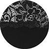Tramonte Camiciola da Notte, Spalla Larga, Corta, con Pizzo macramè, in Tessuto Viscosa, Bellissima, Venere, Abitino (L/XL, Nero)