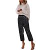 RYTEJFES Jeans Brillantini Donna Jeans con Brillantini Pantaloni Vita Alta Paillettes A Zampa Anni 70 Strappati Palazzo Strass Giacca Leopardati da Ballo Balloon Push Up Pantaloncino XS Glitterati