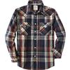 Dubinik® 6 oz Camicia Flanella Uomo Invernale Camicia Uomo Flanella Cotone | Western, Cowboy, Con Bottone Automatico, Quadri, Cotone Traspirante, Tessuto Pre-ristretto, Due Tasche Con Patta