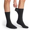 alber's SALUS - 5 Paia Calze Uomo Cotone, Comfort, Nero | 39-42