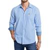 Enlision Camicia a Quadri Uomo Manica Lunga Casual Cotton Camicie Uomo Scozzese Quadretti con Bottoni Tasche Regular Fit da Lavoro S-4XL