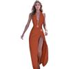 EDOLYNSA Costume da bagno intero con gonna copricostume da bagno a stella marina set da donna costumi da bagno halter costumi da bagno vacanze abiti da spiaggia