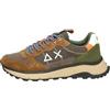 SUN68 Sneaker Fire & Camping in Cordura e Suede Marrone Uomo Marrone, 43