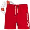 all sas Costume Uomo Mare Rosso - da Bagnino - Mare Uomo Stile Baywatch - Diverse Taglie Disponibili