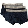Dirk Bikkembergs Boxer Uomo Bikkembergs Confezione 3 Boxer Elastico a Vista Cotone Elasticizzato Underwear Articolo BKK1UTR02TR Tri-Pack, Navy, M - EU M - US S - FR 3