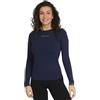 FGM04 Donna - Maglia Manica Lunga Sport (IT, Testo, S, M, Regular, Regular, Standard, Blu Notte)