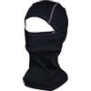 Goldtop 100% Lana Merino Passamontagna Maschera Termica - Copricapo Multifunzionale da Sci/Moto, Nero (100% Lana Merinos, L