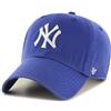 47 '47 Brand Strapback - Berretto per bambini CLEAN UP New York Yankees, Blu reale, Taglia unica