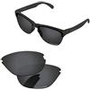 PapaViva Ricambio per lenti Oakley Frogskin Lite OO9374, Nero Grigio - Polarizzato, Taglia unica
