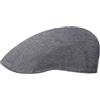 Stetson Madison Coppola Berretto Piatto Stile Classico 100% Lino Fodera Cotone Unisex Primavera Estate