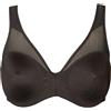Lovable Reggiseno Donna Generous Minimizer con Ferretto e Coppa in Microfibra con Inserti in Tulle Articolo L0AMT, 004 Nero/Black, ITA 4C - INT 36C - UK 36C - D 80C - EU 80C