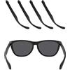 EZReplace Aste di ricambio per occhiali da sole Oakley Frogskins OO9013/Frogskins Lite OO9374/Frogskins XS OJ9006, Nero e nero., Taglia unica