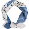 LumiSyne Sciarpe Di Seta Donna Foulard Quadrata Modello Di Luna Raso Seta Morbida Calda Sciarpa Al Collo Stile Per Il Tempo Libero Decorazione Moda Fazzoletto Fascia Per Capelli Primavera Autunno