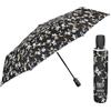 PERLETTI Ombrello Pieghevole Antivento Donna con Fiori - Ombrello Compatto da Borsa Resistente Apri Chiudi Automatico - Ombrellino da Viaggio - Diametro 98 cm (Fiori Gialli)