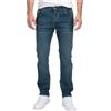 Lorenzo Loren Jeans da uomo effetto usato, con vestibilità regolare, larghezza da 72-112 cm e lunghezza da 76-97 cm