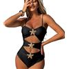 Pamayaneen Costume da bagno intero da donna con stella marina ritagliata un pezzo bikini sexy da spiaggia da donna costume da bagno imbottito