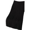 MGDIFYXAA Gonna in Maglia Donna - Gonna A Pieghe Oversize in Maglia Autunnale E Invernale, Vita Alta, Snellente, Moda Casual Femminile, Gonne A Trapezio, Gonna Casual in Maglia Coordinata, al Polpaccio