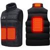 Generico Gilet Riscaldante da Donna Giacca Riscaldata USB Giubbotto Riscaldato Elettrici con Intelligente Temperature 4 Zone di Riscaldamento Lavabile per Caccia Sci e Campeggio Giacca di Cotone