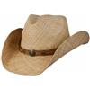 Conner Hats Conner Cappello di Paglia Millersview da Sole Western Cowboy