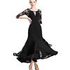 YDHTIZ Abito da ballo da donna, liscio, valzer, tango, grande swing, ballo