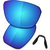 Saucer Lenti e naselli di ricambio premium per occhiali da sole Oakley Split Shot OO9416, High Definition - Glacier Blue Polarized, Taglia unica