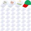 Theaque Cappellini da baseball regolabili per pittura fai da te, 40 pezzi, per adulti e bambini, per sport all'aria aperta