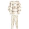 NEXT Ragazza Completo felpa e leggings con Miffy Cream Stripe 6 Mesi-9 Mesi