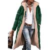 Suncadmious Abbigliamento Moda Invernale da Donna Giacche Lunghe in Pile di Shearling Oversize (Verde,3XL)