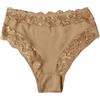 JADEA Pack 6 Slip Donna in Cotone Modal e Pizzo - Mutandine con Elastico Smerlato e Dettagli Raffinati - Tessuto Morbido ed Elastico - Confort Quotidiano