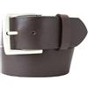 BELTINGER Cintura per jeans in pelle bovina pieno fiore 5 cm | cintura in pelle per uomo 50mm | larga cintura da uomo in vera pelle