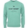 Surf Monkey DRESSED IN MUSIC PLAY WITH ME Felpa Classica Girocollo per Uomo/Donna - Felpa Cotone Organico Surf Monkey®