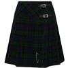 Tartanista -Kilt al Ginocchio Donna 50,8cm (20")- Stile Guardia Nera - EU44 UK16