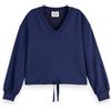 Scotch & Soda Felpa con Scollo a V, Navy 410, S