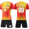 OXOQAQ Completo Calcio Personalizzabile per Adulti e Bambini, Maglie e Pantaloni, Maglie da Calcio Allenamento per Uomo, Set Divise Calcio