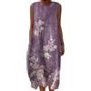 Generico Vestito Lino Donna Estivo Taglie Forti Abito Boho Lungo Elegante Caftano Donna Mare Copricostume Primavera 2026 Vestiti Estivi Donna Bohemien Etnico Maxi Dress (1,L)