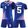 HDSD Maglie da Calcio Pallavolo Personalizzabili Maglietta da Calcio Personalizzate Completo Calcio Uomo