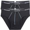 SLOGGI UOMO Confezione da N 2 Slip Uomo Midi 3D Stretch Cotton con ELATICO Esterno - Lo Slip Mantiene la Forma alla Perfezione Grazie al Cotone Stretch 3D e garantisce Il Massimo Comfort