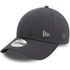 New Era Cappellino Spilla Estate Regolabile Berretto Visiera Curva Liscio Grigio