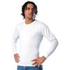 Leable Set 2 Magliette Caldo Cotone Invernali Manica Lunga Intimo Uomo,Prodotto Italiano,Taglie dalla M alla Taglia Forte 5XL,Magliette Termiche Invernali. (IT, Testo, L, Regular, Regular, COPPIA BIANCO)