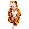 HAHASHOW Neonato Inverno Pagliaccetto,Bambino Animale Pigiama,0-36 Mesi | Con cappuccio, cerniera scorrevole, in flanella, lavabile in lavatrice, perfetto per il Carnevale e Halloween