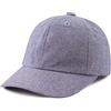 Pesaat Cappello da baseball per bambini, protezione UV, per bambini, cappello da baseball per bambini, cappello estivo, Denim blu, 6-12 Mesi