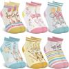 hometrixx 6 Paia Calze in Cotone Traspirante Bambina Calzini Corti Divertenti Palloncini Animali Cartoni Calzini alla Caviglia 2-5 Anni