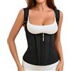 Ahigh Body Contenitivo Modellante Donna Post Parto Shapewear Corsetto Stringivita Vita, Snellente Guaina Contenitiva con Materiali Traspiranti & Reggiseno Regolabile per Comfort Giornaliero